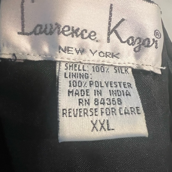 Vintage Laurence Kazar Sequined Silk Top New Year Champagne Roses Blouse EUC - Picture 6 of 10